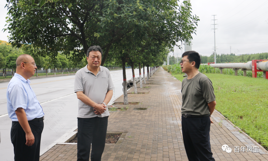 雷涛到九游会（中国区）官方网站特钢集团调研指导防汛工作